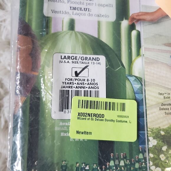 The Wizard of Oz Costume Dorothy Size 8-10 Year old - Picture 2 of 3